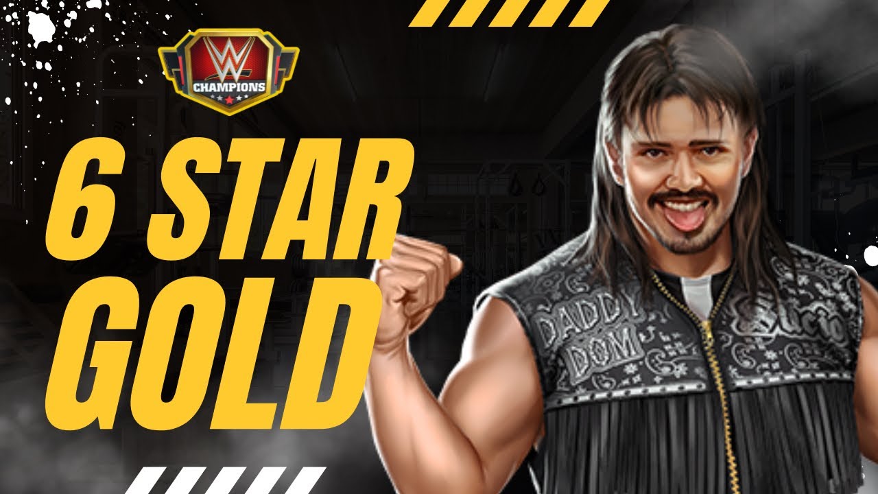 6-звездный золотой чемпион WWE Dirty Dom
