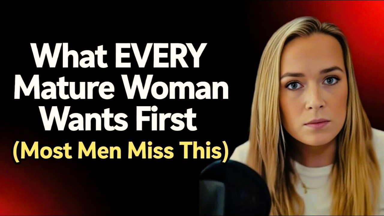 Every Mature Woman Wants This First — Most Men Miss It