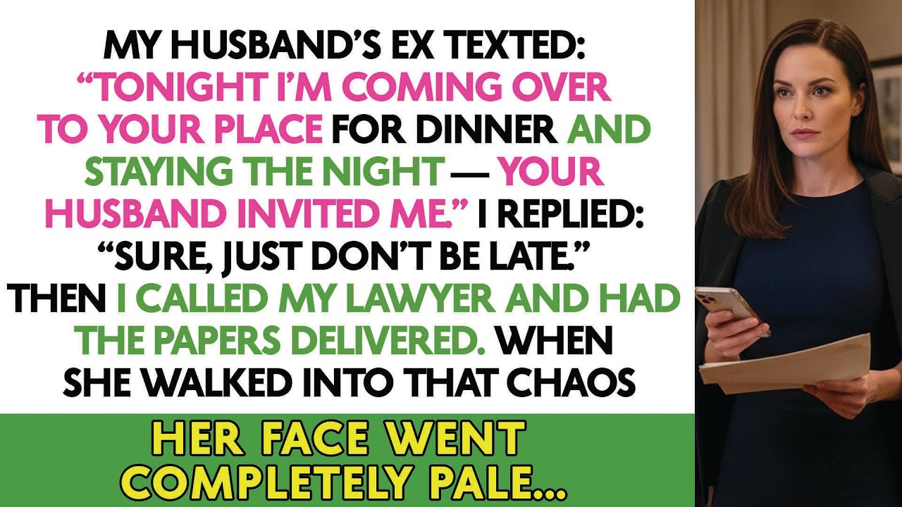 My Husband’s Ex Texted: “Tonight I’m Coming Over To Your Place For Dinner And Staying The Night...