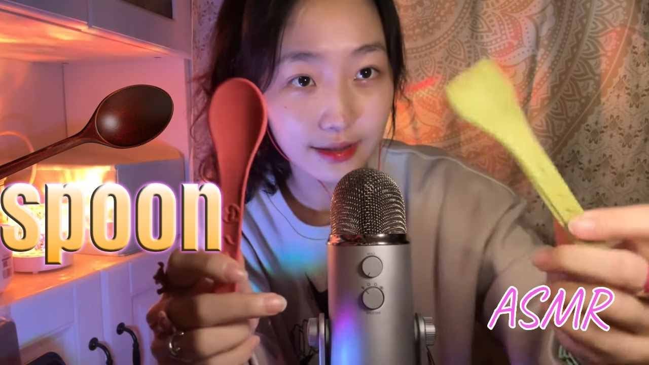 &rdquo;KC Sleeping Aid&rdquo; eats spoon🥄funny and good sleep🌙💤 #acmp #asmr