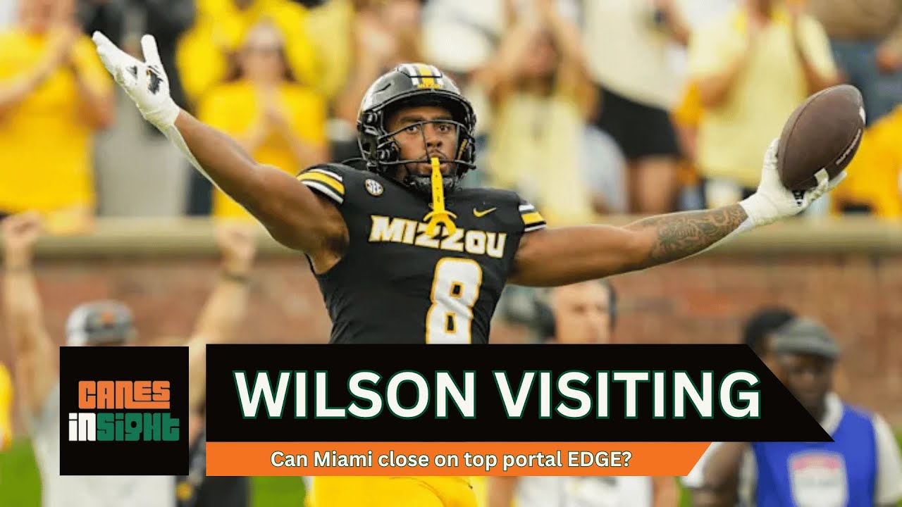 HE'S VISITING | Top transfer DE Damon Wilson is visiting Miami