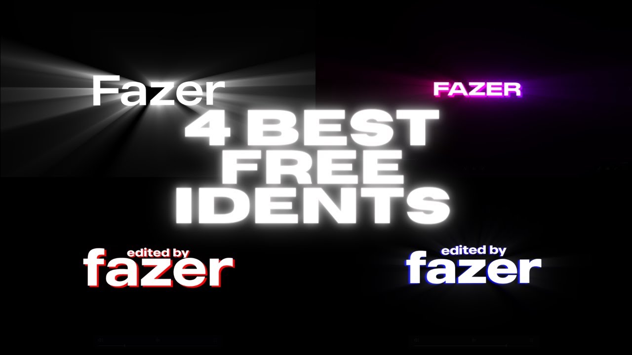4 Best *FREE* idents for Davinci Resolve (Edit Like apie, omar, exe1n, yoink)