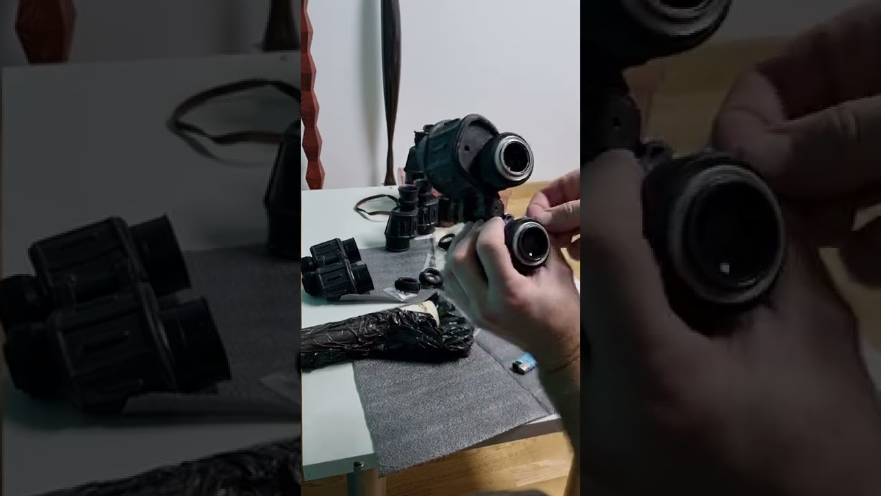How to Replace  Rubber Armor for binoculars IOR 7X40 Romanian army