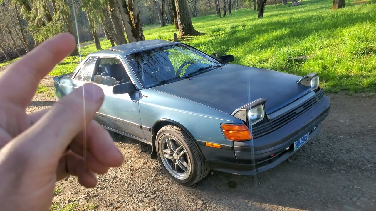 My 1st car 1986 Toyota Celica GTS ST162