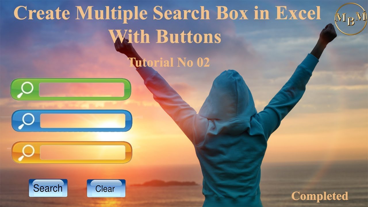 How To create Search Button In Excel  | Tutorial No 2