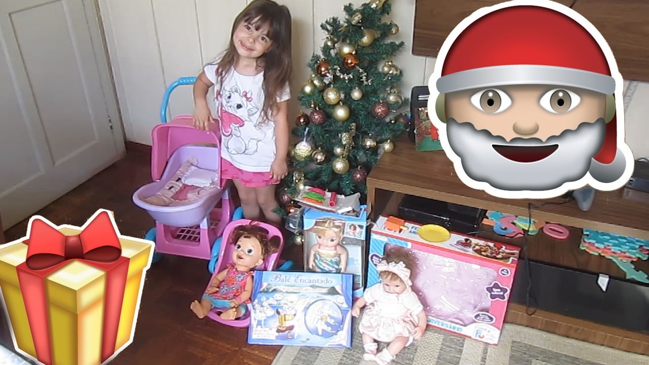 ABRINDO MEUS PRESENTES DE NATAL 2016 - Jéssica Godar e Laurinha e Helena