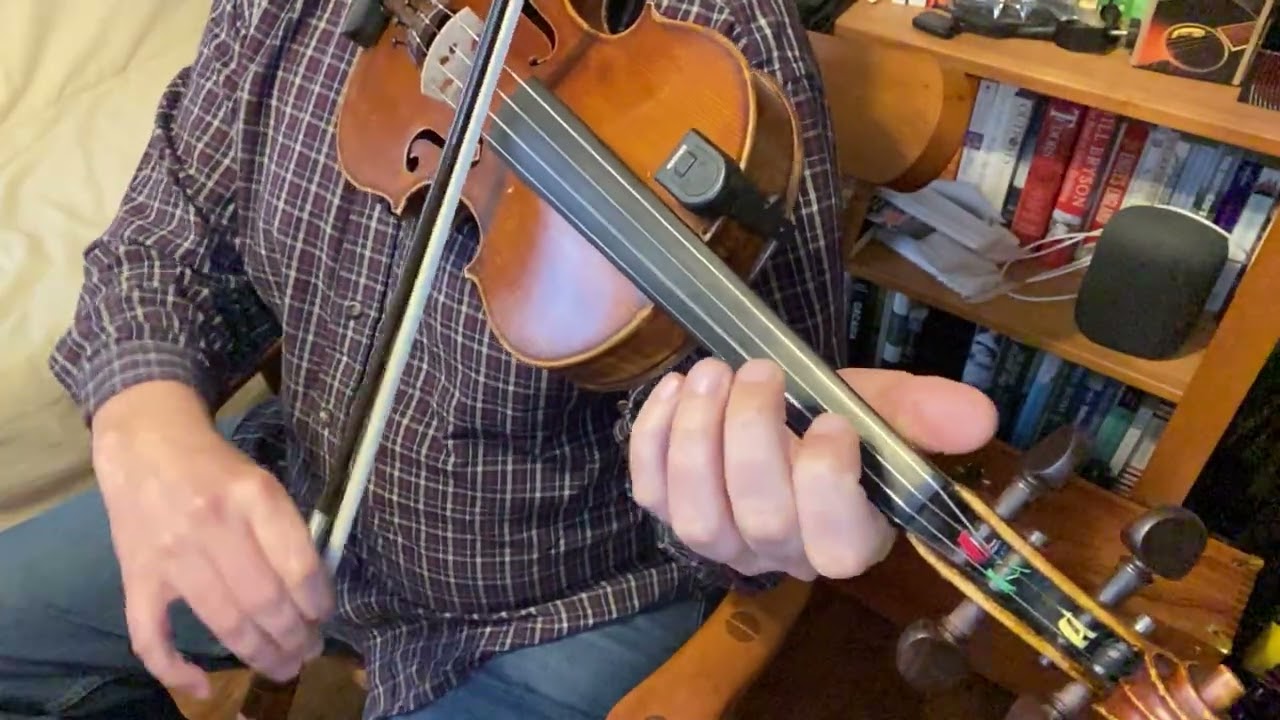 Old Joe Clark in A - quarter note version
