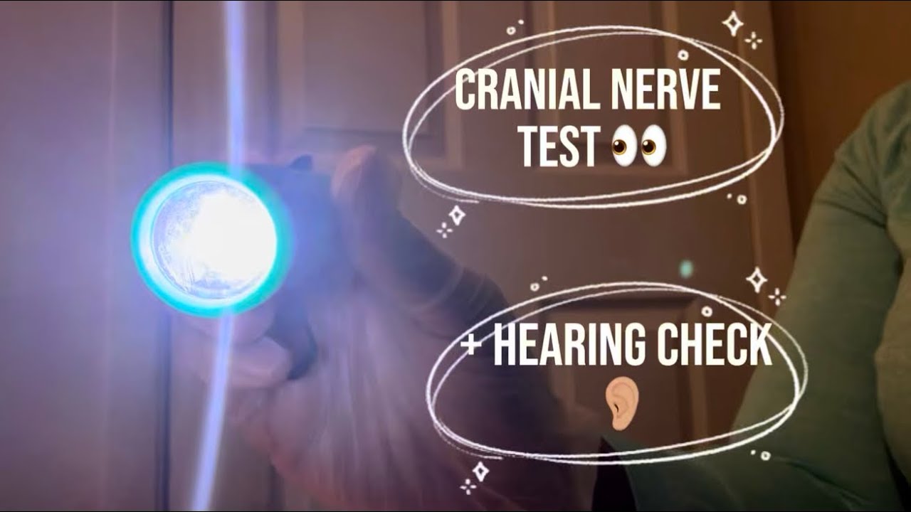 ASMR: Cranial Nerve Exam 👁️🧠 Faceless Roleplay + Hearing Test 👂🏽