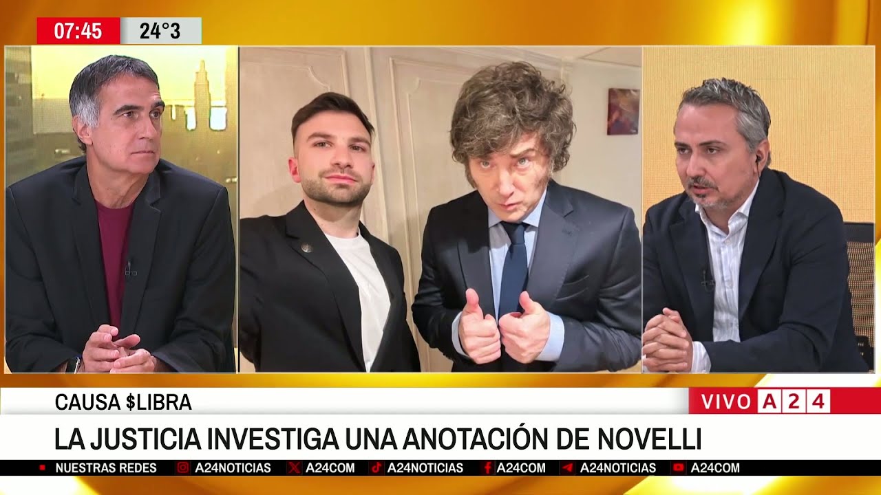 📢 CAUSA LIBRA: INVESTIGAN UNA ANOTACIÓN DE NOVELLI POR UN ACUERDO MILLONARIO