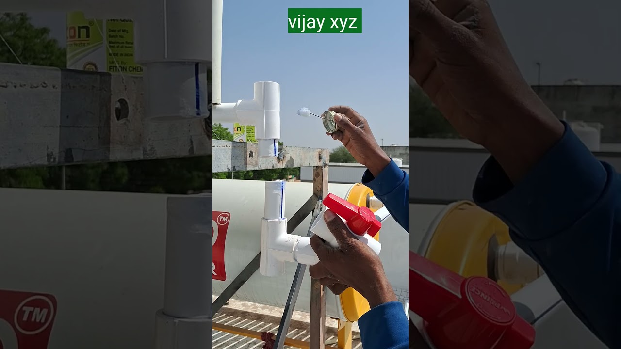 wow 😲 Super Plumbing Trick To Install Upvc Ball Valve 😲 #shortvideo #shortsfeed #shorts