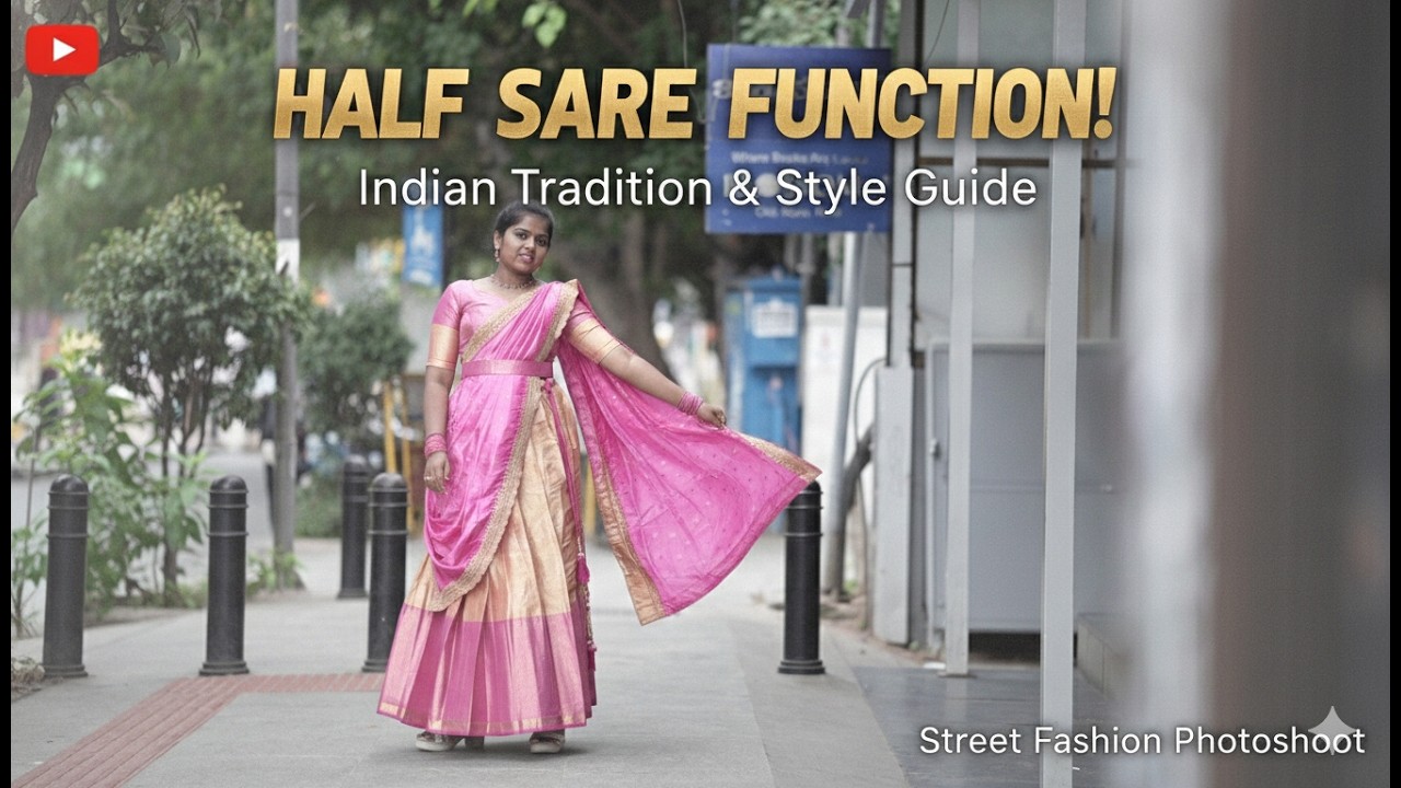 You Won't Believe This Location! | Traditional Half Saree Shoot #rawimages - 9611512393 - Bangalore