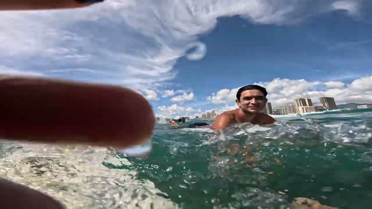This past weekend : Waikiki surfing POV