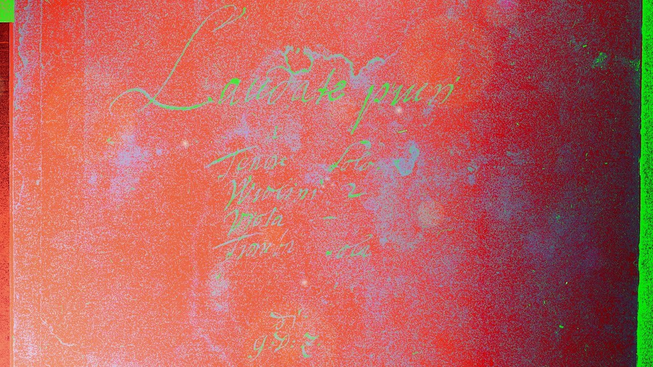 ZELENKA | Laudate pueri | a | Tenore Solo, ZWV 81 (Autograph score) c1729