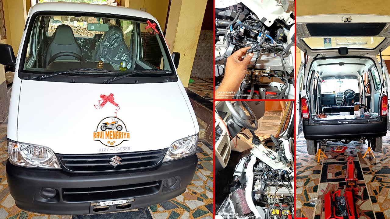 Maruti Eeco BS6 2023 modal car LPG Sequential kit fetting full video 9928505007