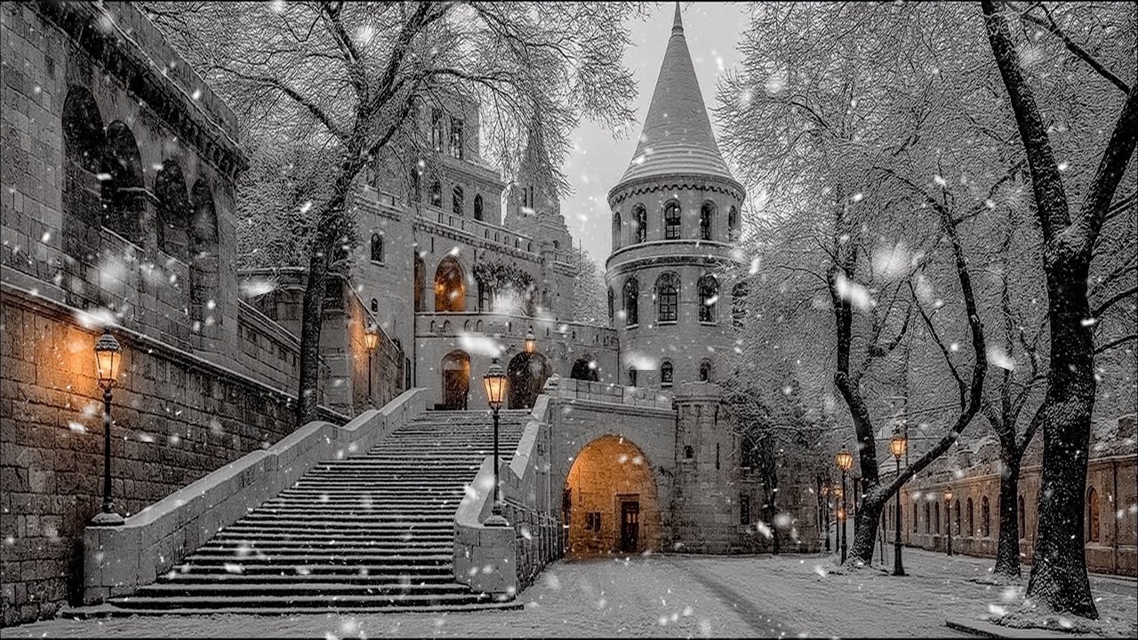 BUDAPEST 🇭🇺 FREEZING COLD - 4K WALKING TOUR