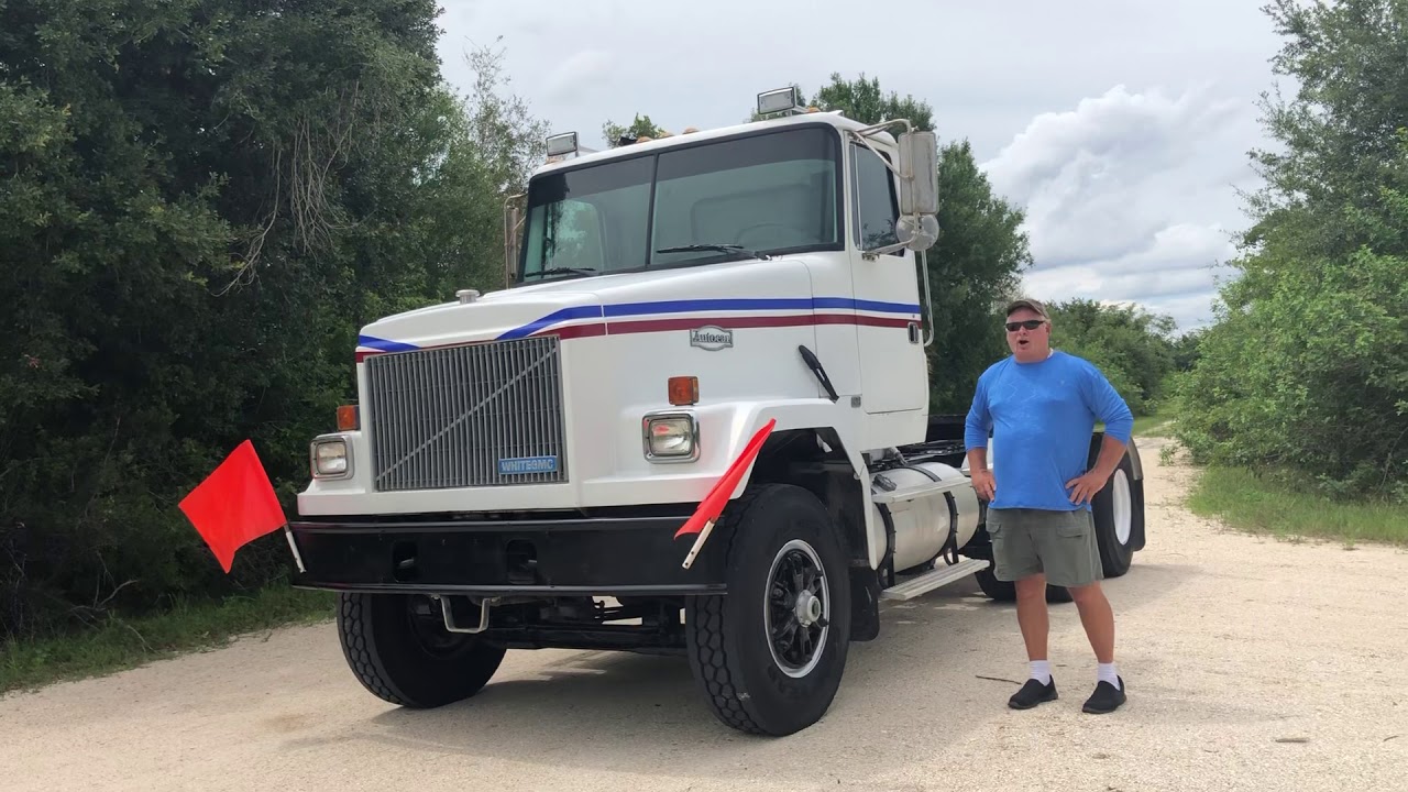 WHITEGMC, VOLVO AUTOCAR ACL64 ROAD TRACTOR