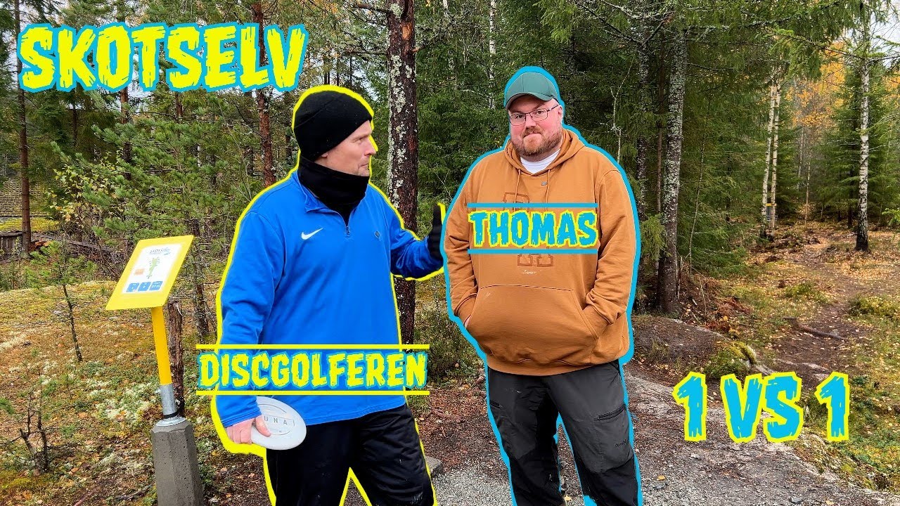 1 vs 1 Disc golf på Skotselv