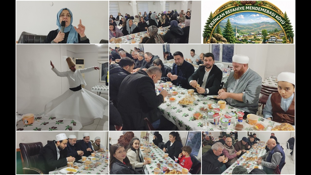 Erzincan Refahiye Mendembaşı Köyü Derneği’nden Anlamlı İftar Buluşması