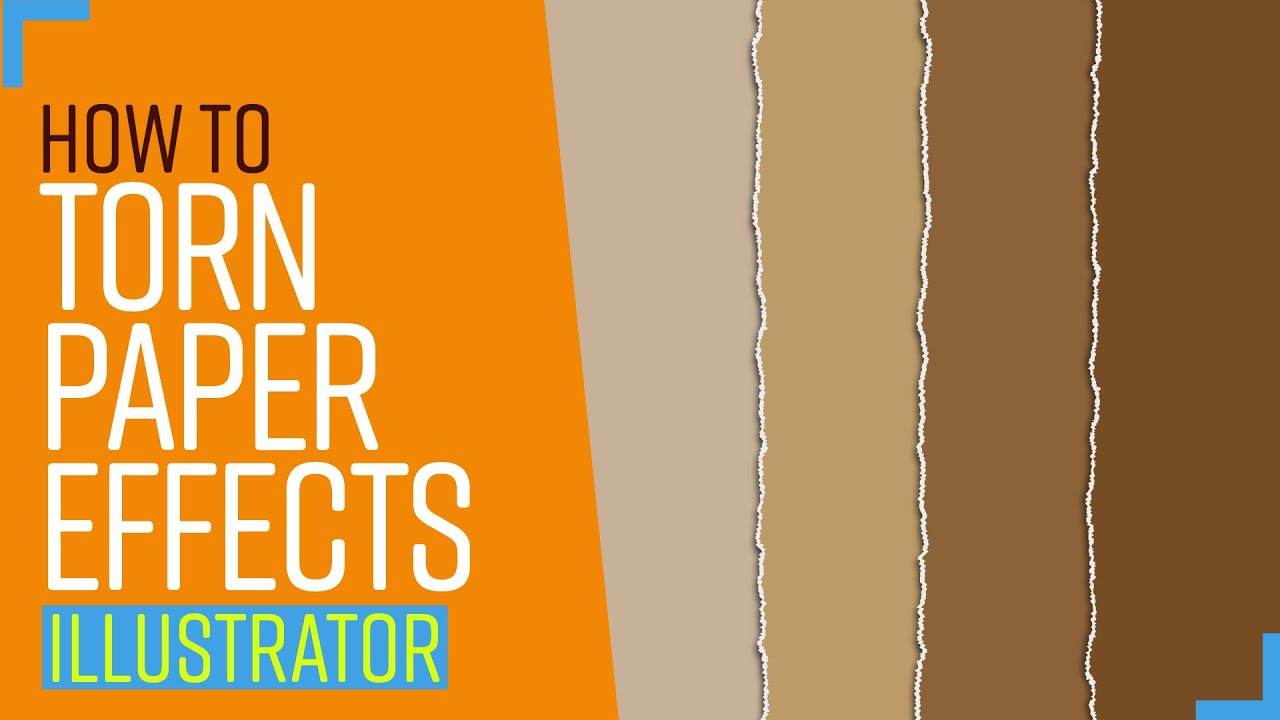Torn paper effects in illustrator