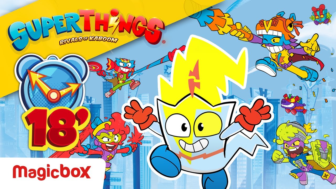 SUPERTHINGS EPISODES ⚡ Kazoom Kids (COMPLETE EPISODES 6-10) 💥 | Cartoons SERIES  for Kids