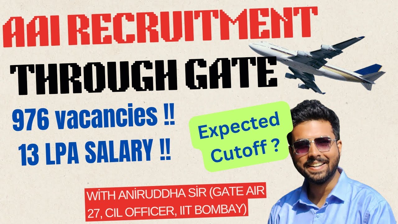 AAI Recruitment 2025 : AAI Recruitment through GATE #gate2026 #aai #gateexam #psu @Aniruddha Sir : The Civil Guruji