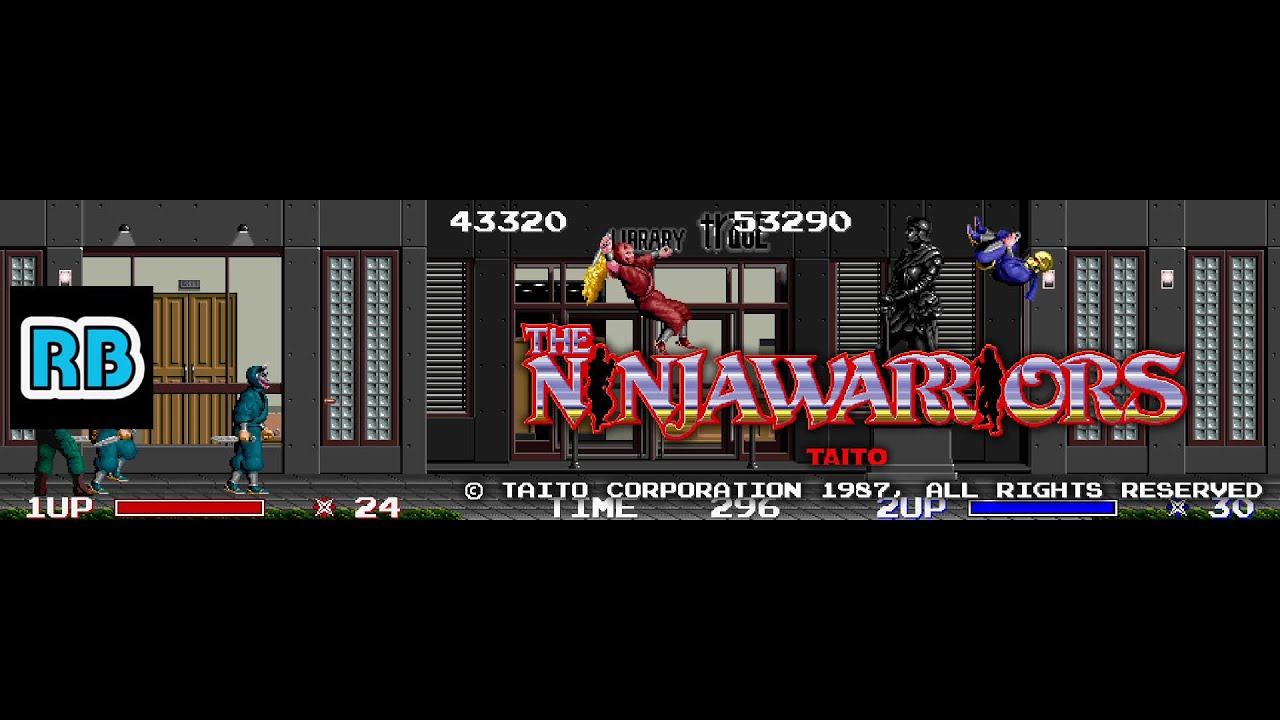1987 [60fps] The Ninja Warriors 2Players ALL
