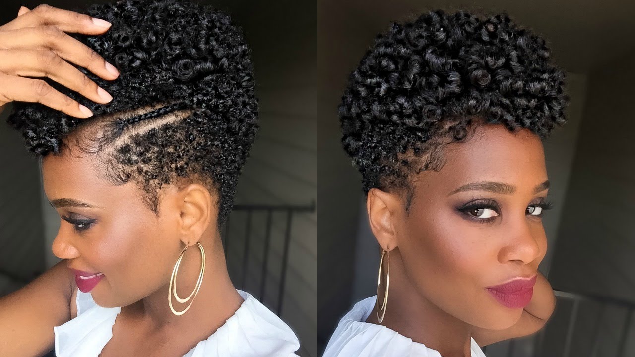 Perm Rod Set on Tapered Natural Hair in UNDER AN HOUR  #1 | MissKenK