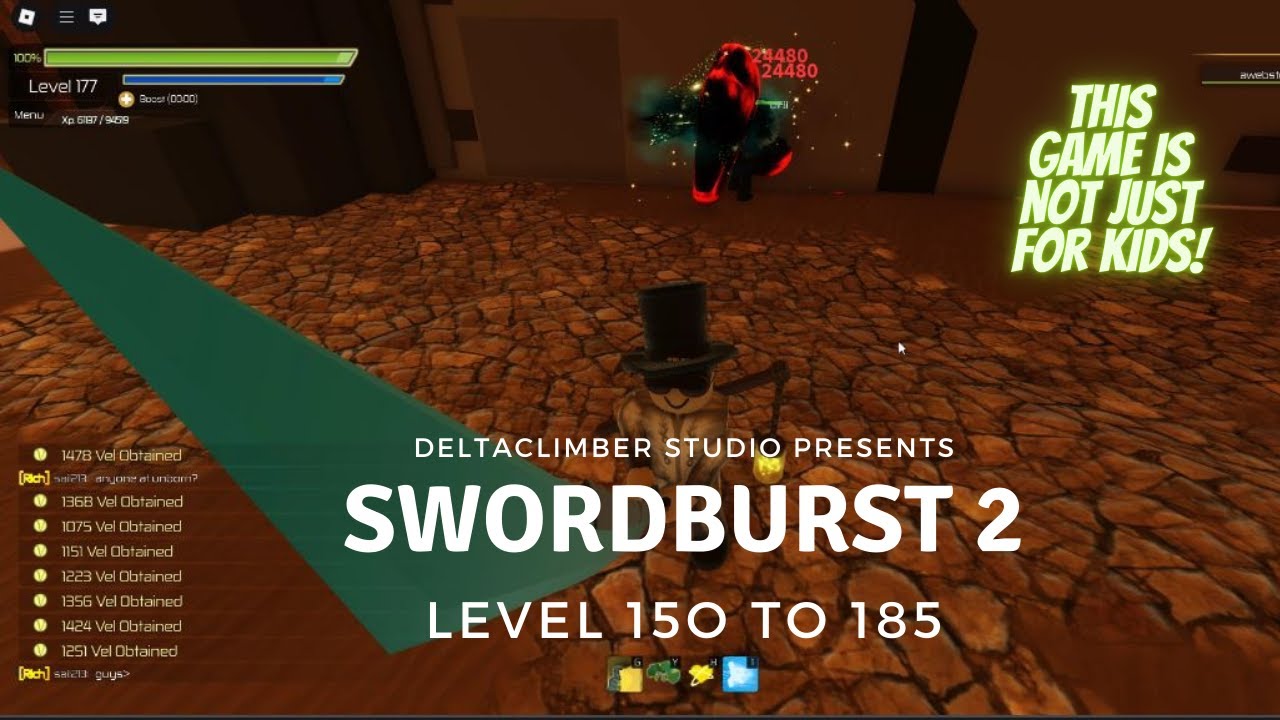 SwordBurst 2 - From Level 150 to Level 185