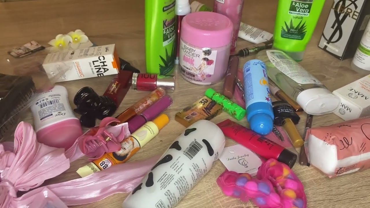 #مشتريات_صيفية _اكبر مشتريات ( مكياج - عناية -اكسسورات)كيووووت 😍