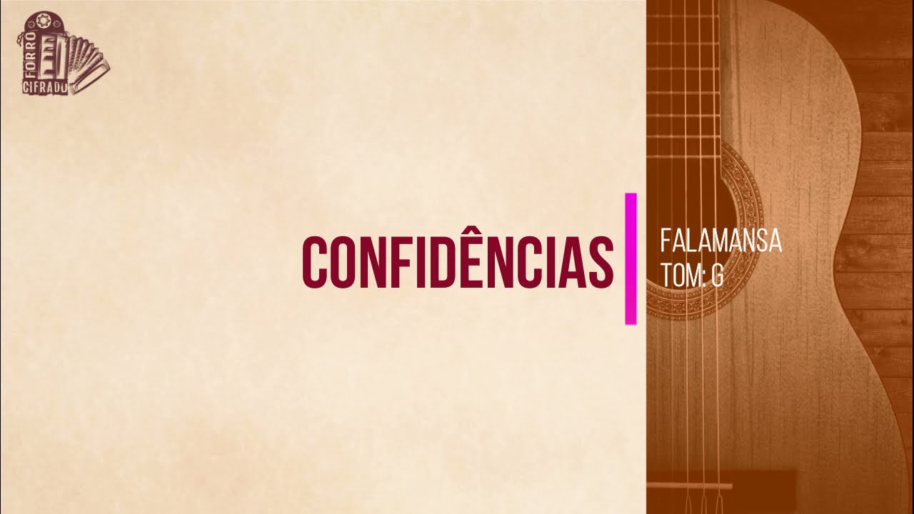CONFID&Ecirc;NCIAS | Falamansa | Bai&atilde;o