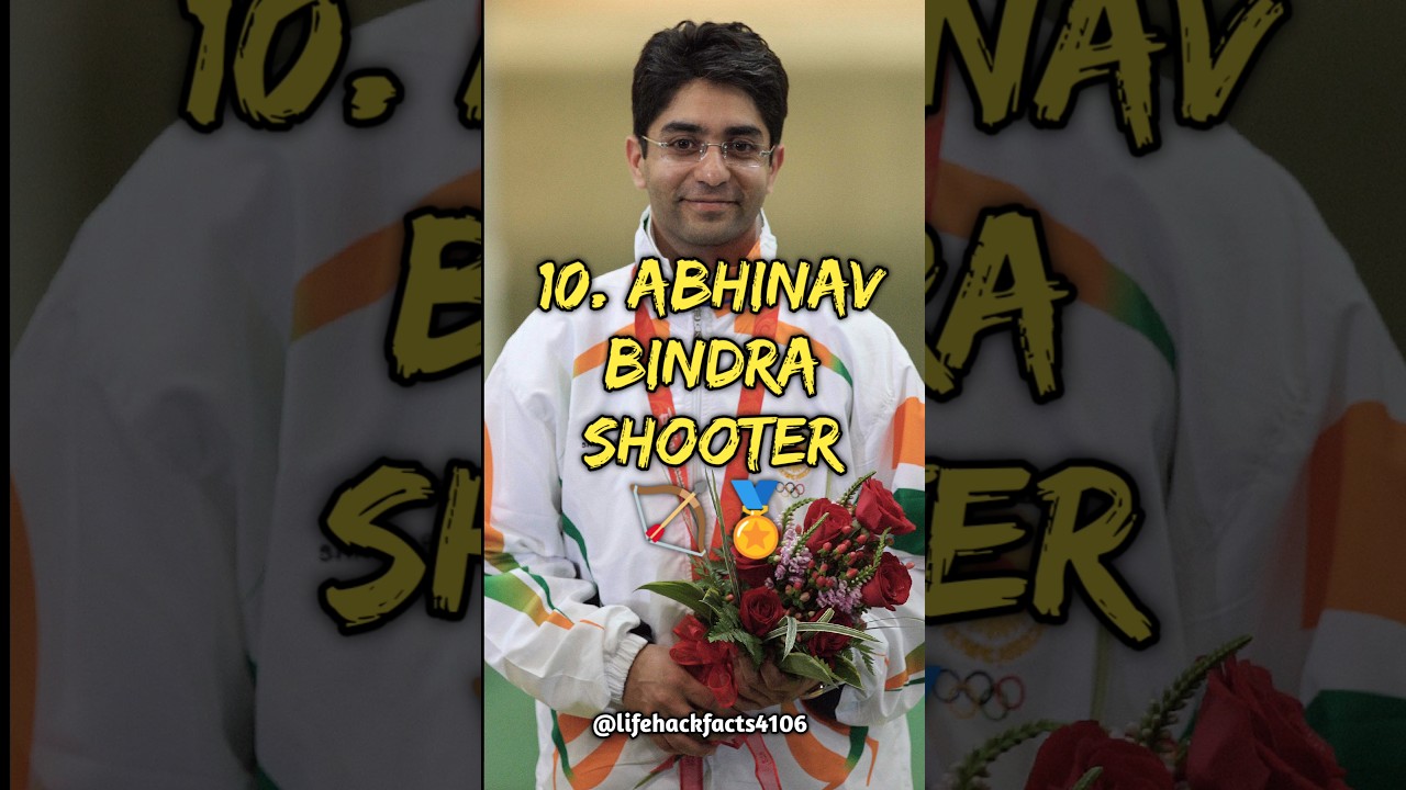 Top 10 Sports Legends in India 🇮🇳 🥉 | Life hack Facts #top10factsshorts #shorts #top10