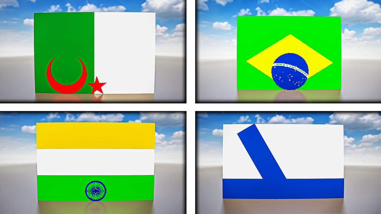 Realistic Gravity Test on Flags