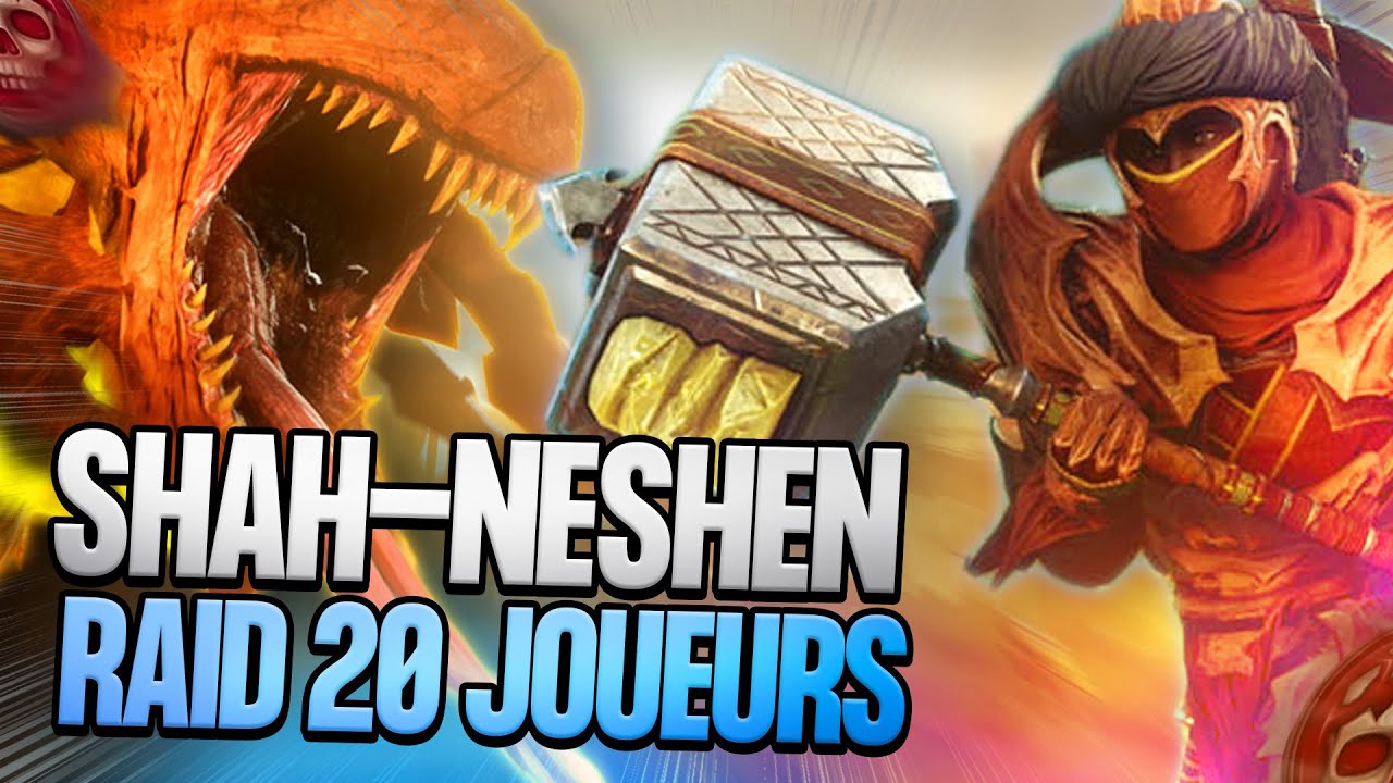 SHAH NESHEN, LE DÉVOREUR ⚔️ LE RAID 20 JOUEURS ! New World, Rise of the Angry Earth - Saison 3 !