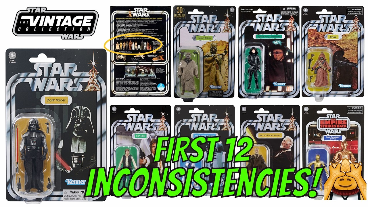 Star Wars The First 12: The Vintage Collection Inconsistencies!