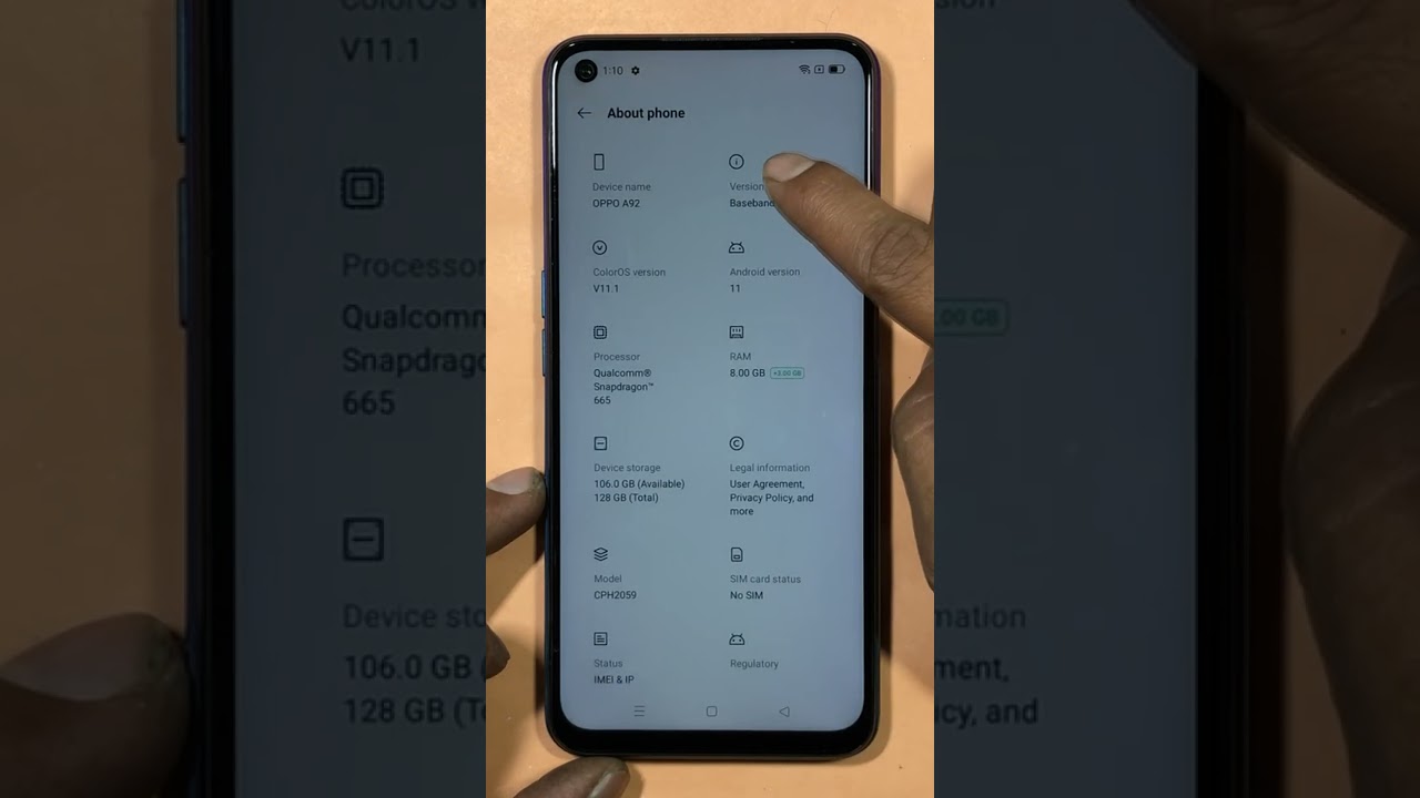 how to enable /developer options on Oppo A92 || 2025 || how to open developer option Oppo A92