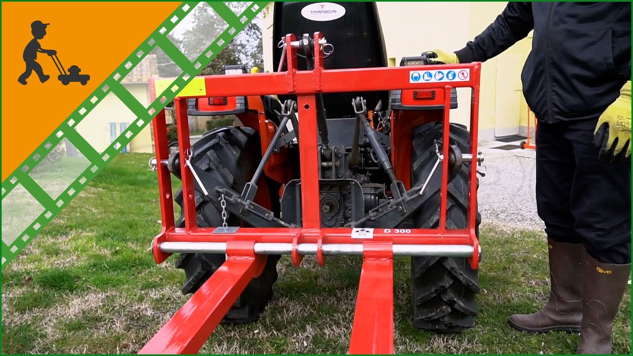 Forche a muletto per trattore GeoTech D300: come funziona il prodotto