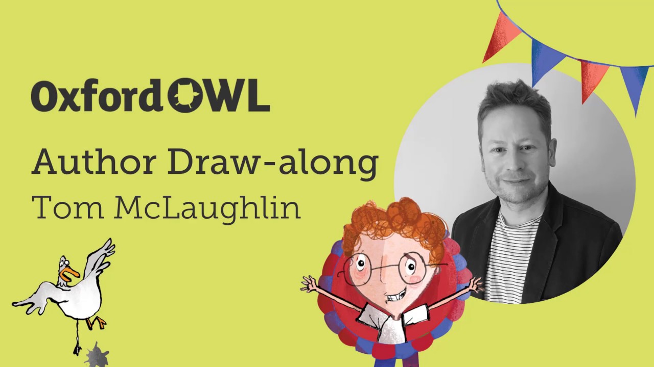 Author Draw-along: Draw with Tom McLaughlin | Oxford Owl