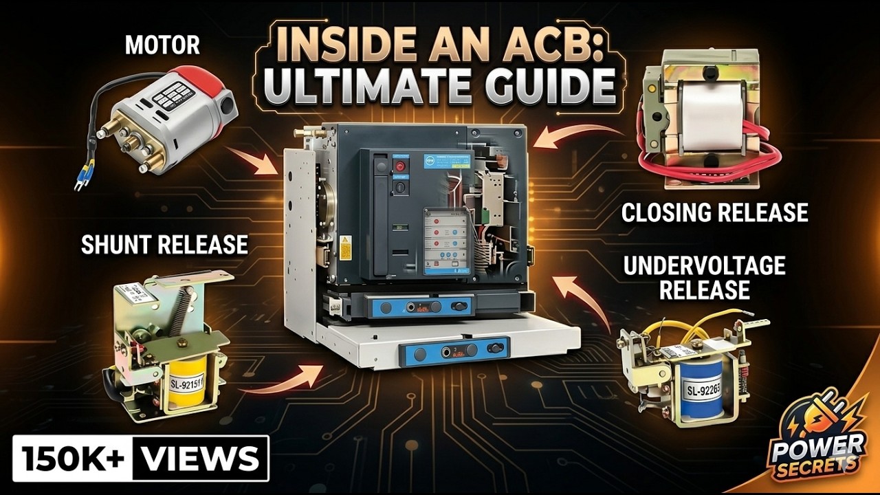 what is air circuit breaker ,components of  ACB ( in hindi) .#L&Tbreaker  #sudhirtechnical
