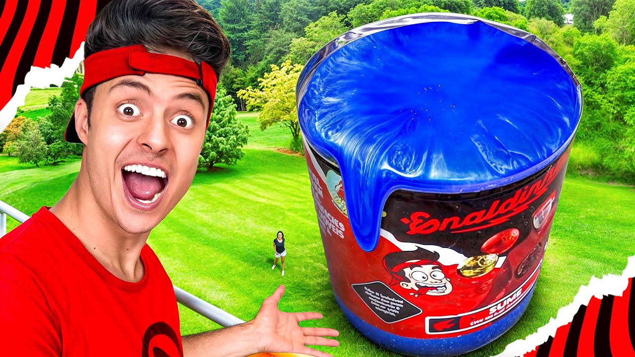 FIZ O MAIOR SLIME DO MUNDO! (RECORDE MUNDIAL!)