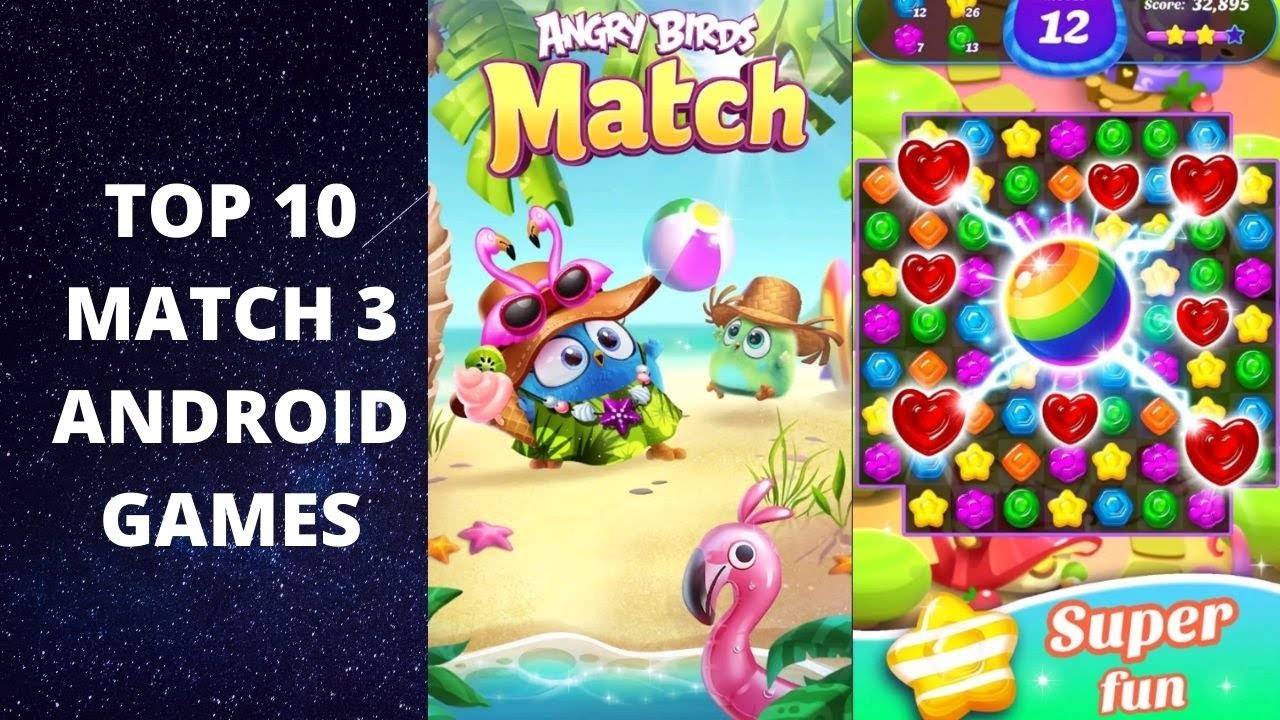 TOP 10 MATCH 3 GAMES for ANDROID 2020 - match-3!