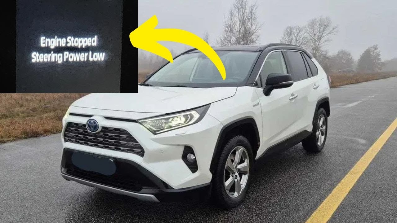 “Engine stopped, Steering power low” warning in Toyota cars
