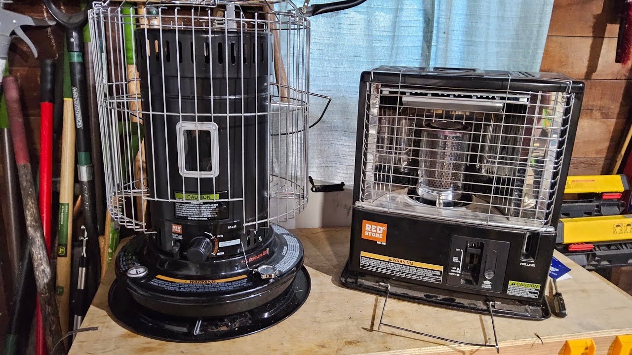 Tractor Supply Red Stone Kerosene Heaters I Use For BackUp Emergency Heating. 