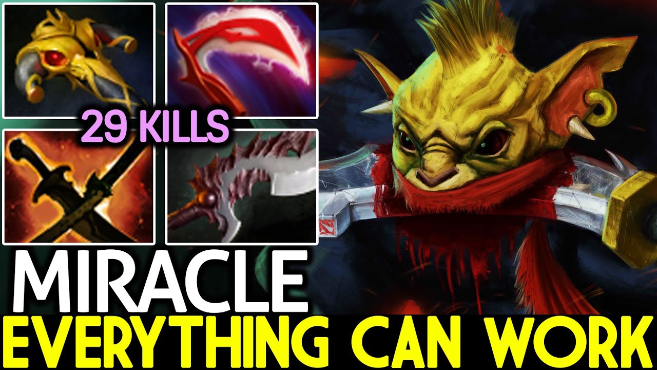 MIRACLE 10K MMR Bounty Hunter Carry - Everything Can Work Dota 2