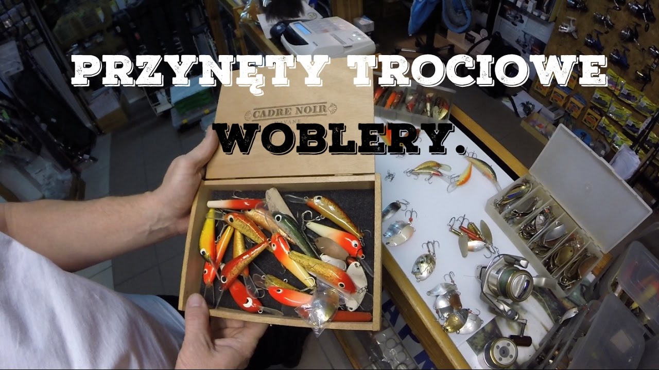 Sklep Wędkarski #11: Przynęty na Trocie: Woblery. | Odcinek #221.