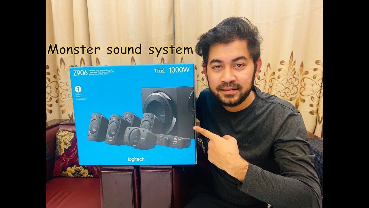 TANJIB SAROWAR Unboxing Logitech Z906 5.1 THX Surround Sound Speaker System