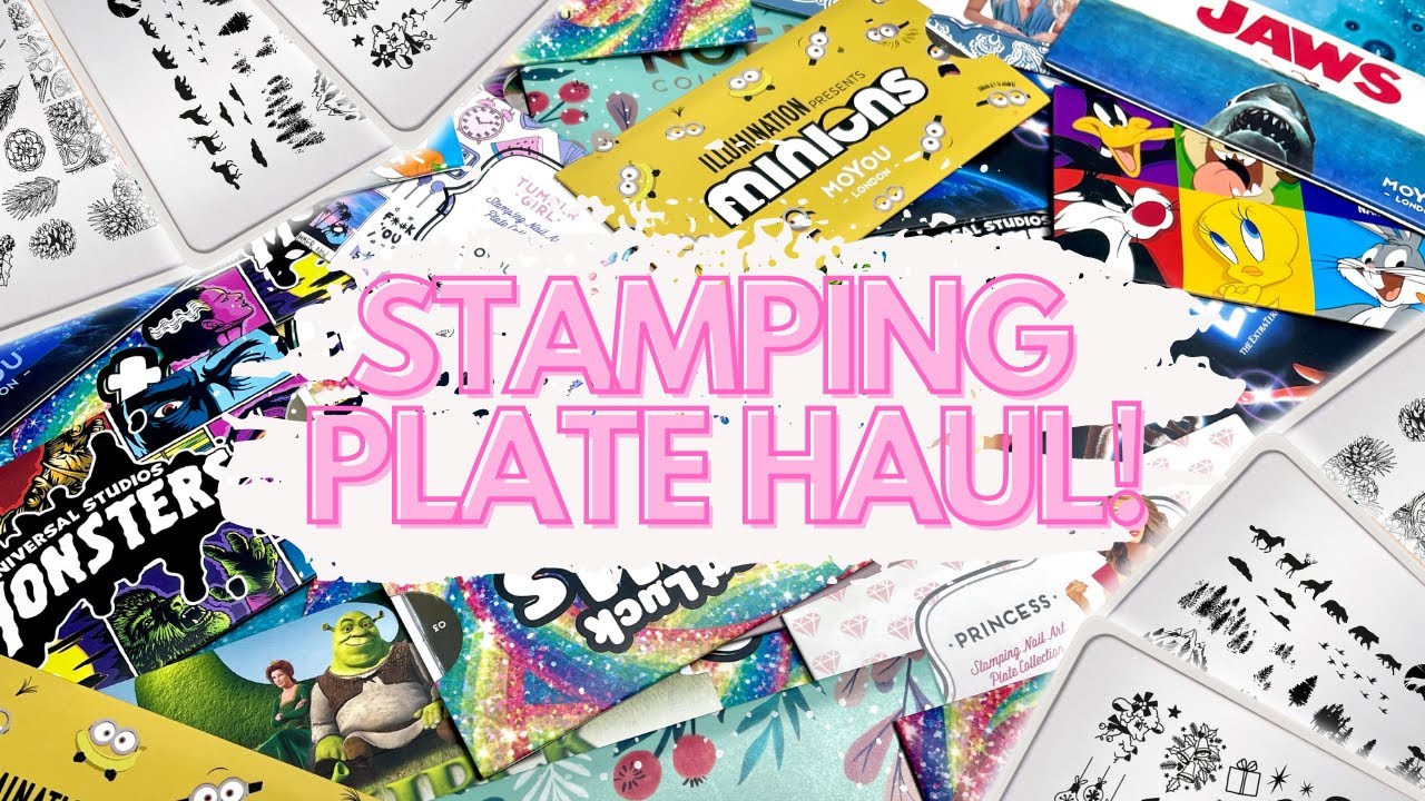Huge Nail Stamping Plate Haul from Moyou London - You Won't Believe What I Got! | Massive Sale