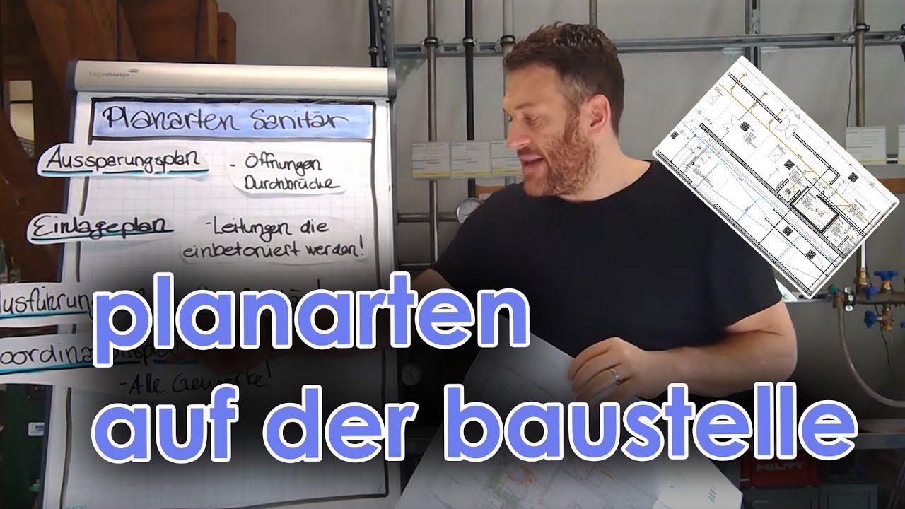 Welche Planarten kennen wir auf der Baustelle?