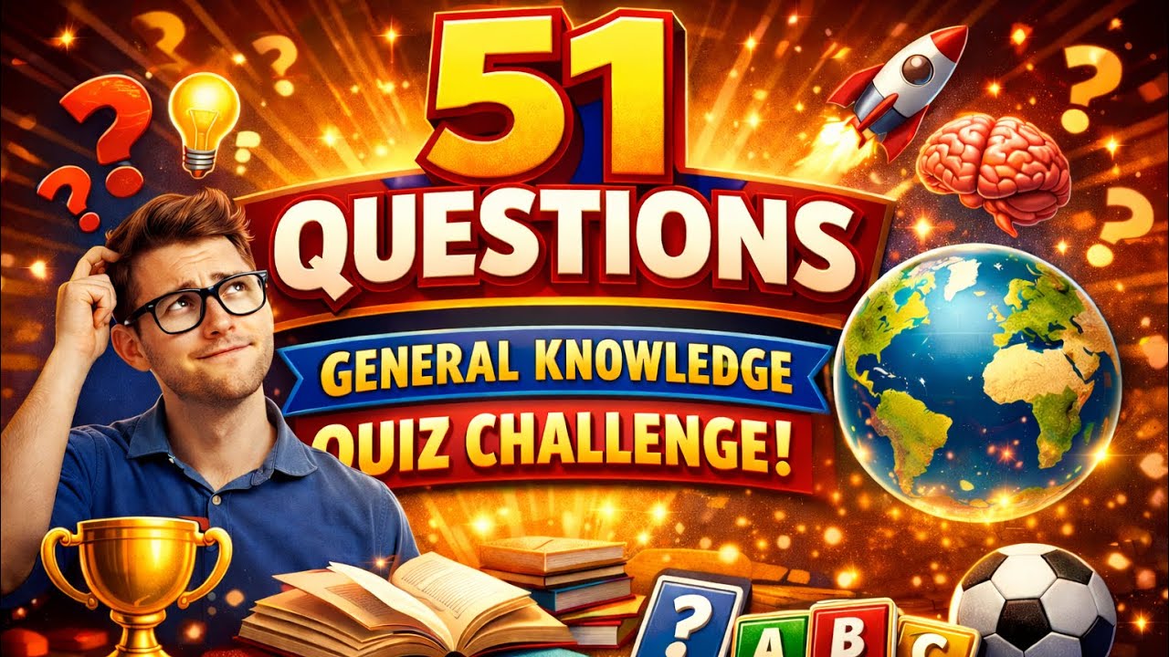 51 questions quiz challenge 🧠How many can you guess? Go and test yourself 👊🏻🥳✅