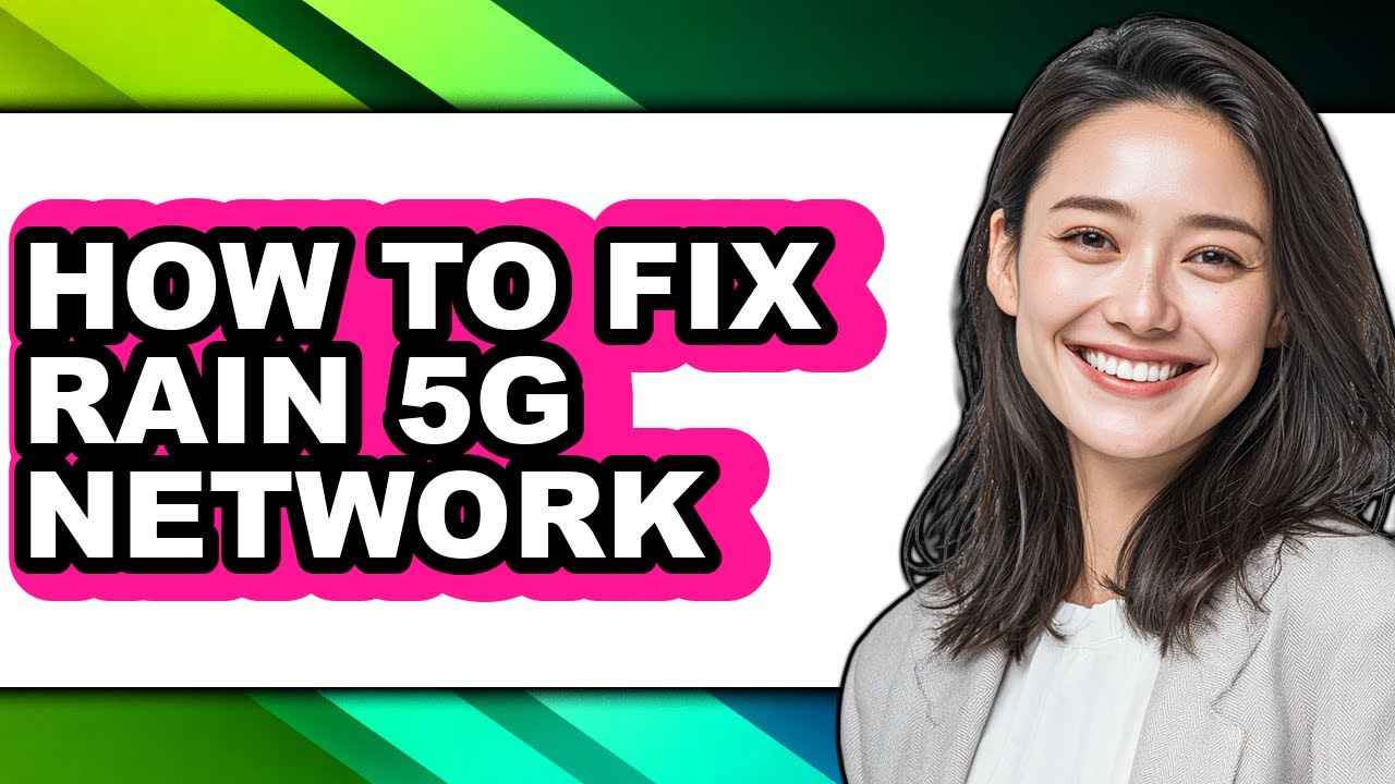 How to Fix Rain 5g Network (easy Method)
