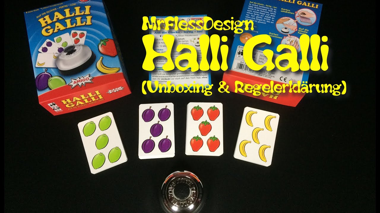 Halli Galli (Unboxing & Regeln / Tutorial) 4k @AMIGOSpiele